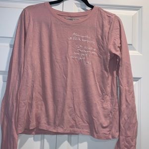 Pink Abercrombie and fitch shirt